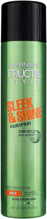 Garnier Fructis Style Sleek and Shine Anti-Humidity Hairspray, Ultra Strong Hold, Frizz Protectio... | Amazon (US)