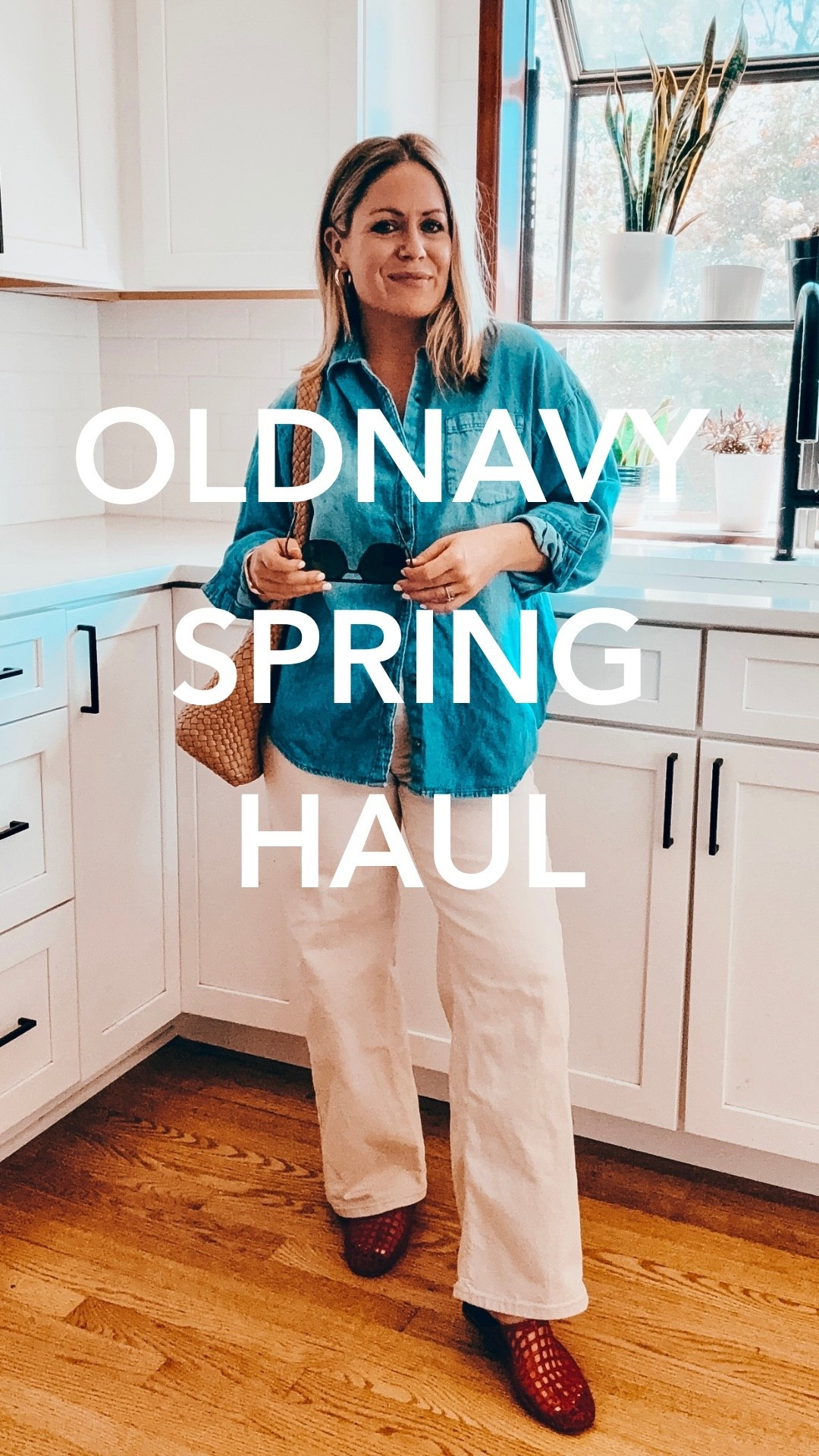 Old Navy Spring Favs 50% off! 

Sizing info:
-high waisted jeans: 4 petite 
- ribbed tees: S (run a tad small)
-jelly mules: run TTS
-t-shirt dress: XS
-cream denim: 4 petite
-chambray button up: XS (runs oversized)
-striped pullover: XS
-chambray top: XS 

#LTKootd #LTKSaleAlert #LTKPetite