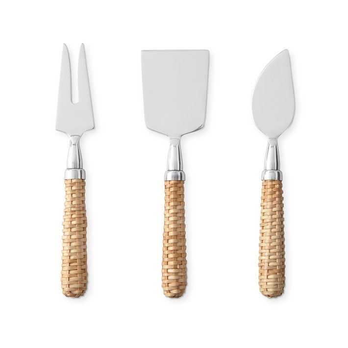 Light Woven Cheese Knives, Set of 3 | Williams-Sonoma