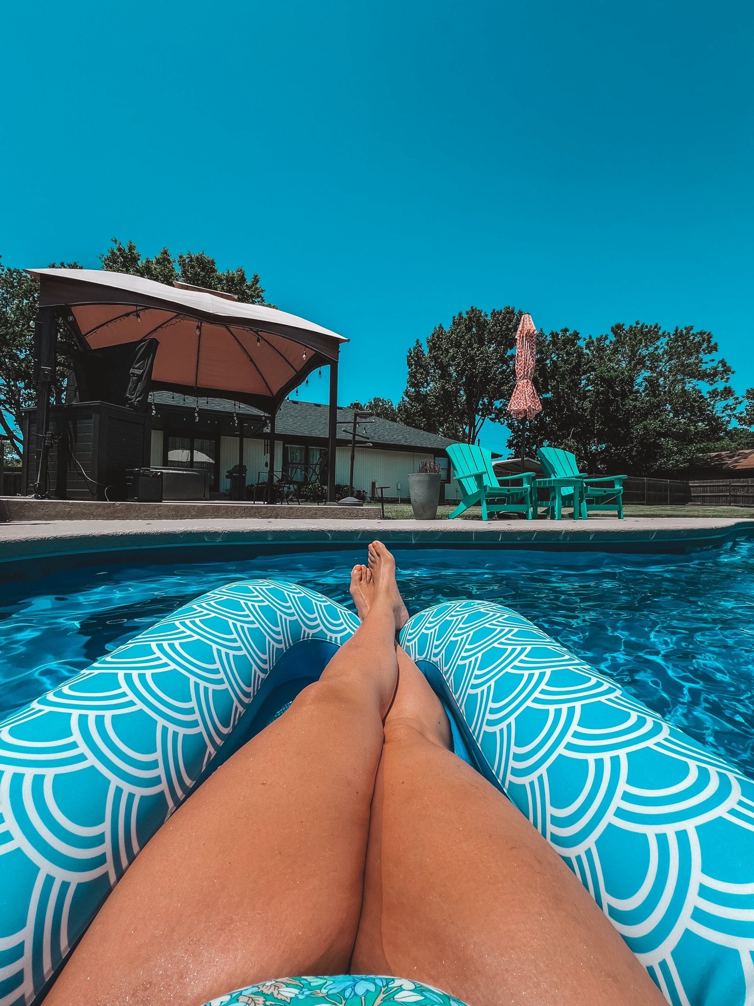 The perfect pool float 

Summer activity 
Summer float
Pool toys 
Pool activities
Plus size float 

#LTKFamily #LTKSwim #LTKHome