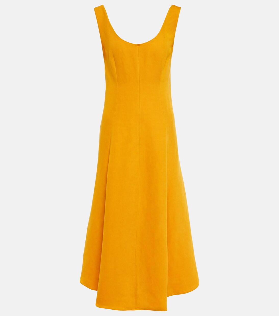 Midikleid aus einem Leinengemisch | Mytheresa (DACH)