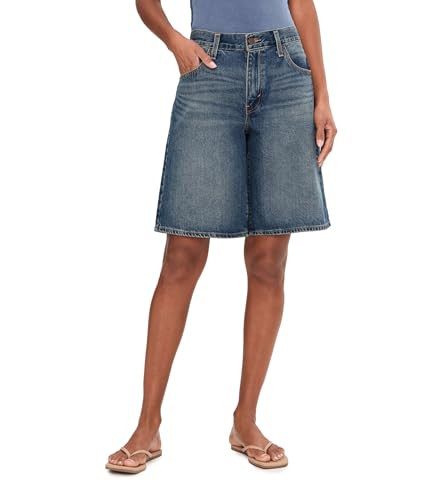 Levi's® Women's Baggy Dad Jort Hinged Heart Size: 25 Inseam: 11 | Amazon (US)