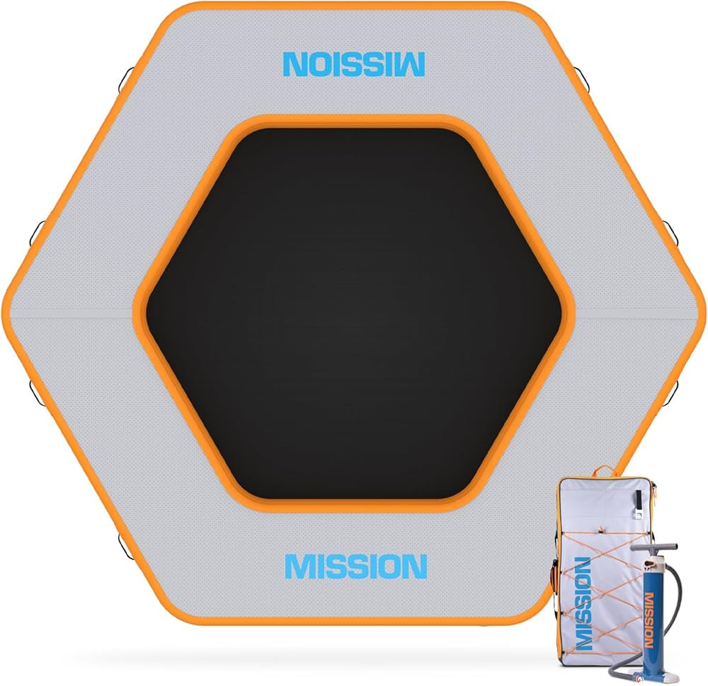 MISSION Boat Gear Splash Reef Mat: Inflatable Floating Water Lounge for Lake Relaxation & Comfort | Amazon (US)