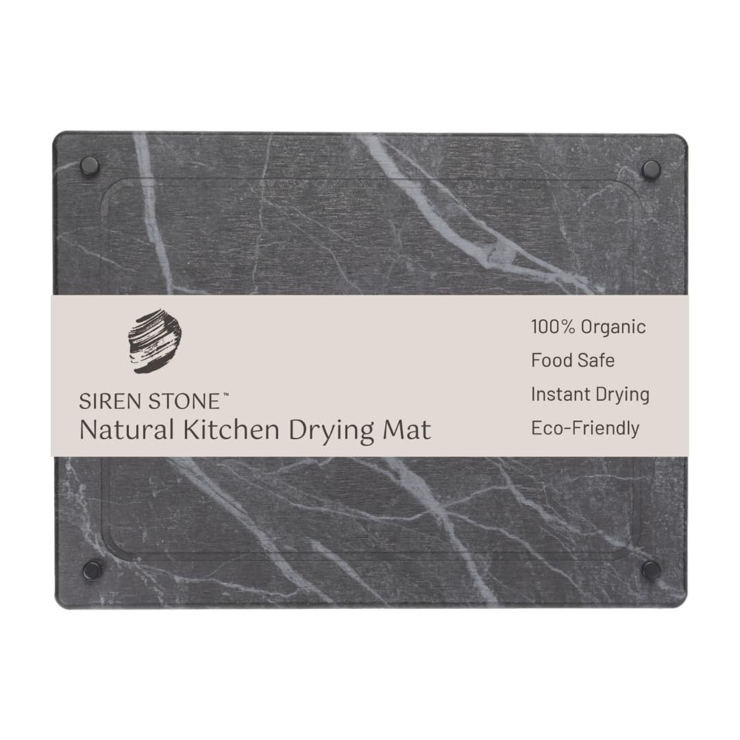 Natural Dish Drying Mat – Eco-Friendly, Rapid-Dry Technology | Modern Design | Non-Toxic | BPA-... | Amazon (US)