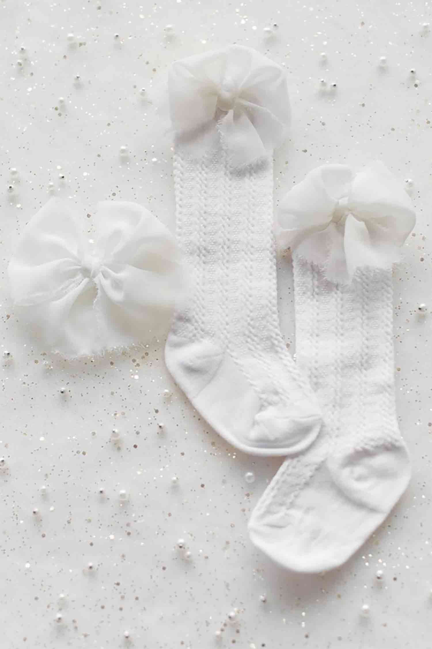 Bebe Theory Betty Bow and Sock Set | LOVESHACKFANCY