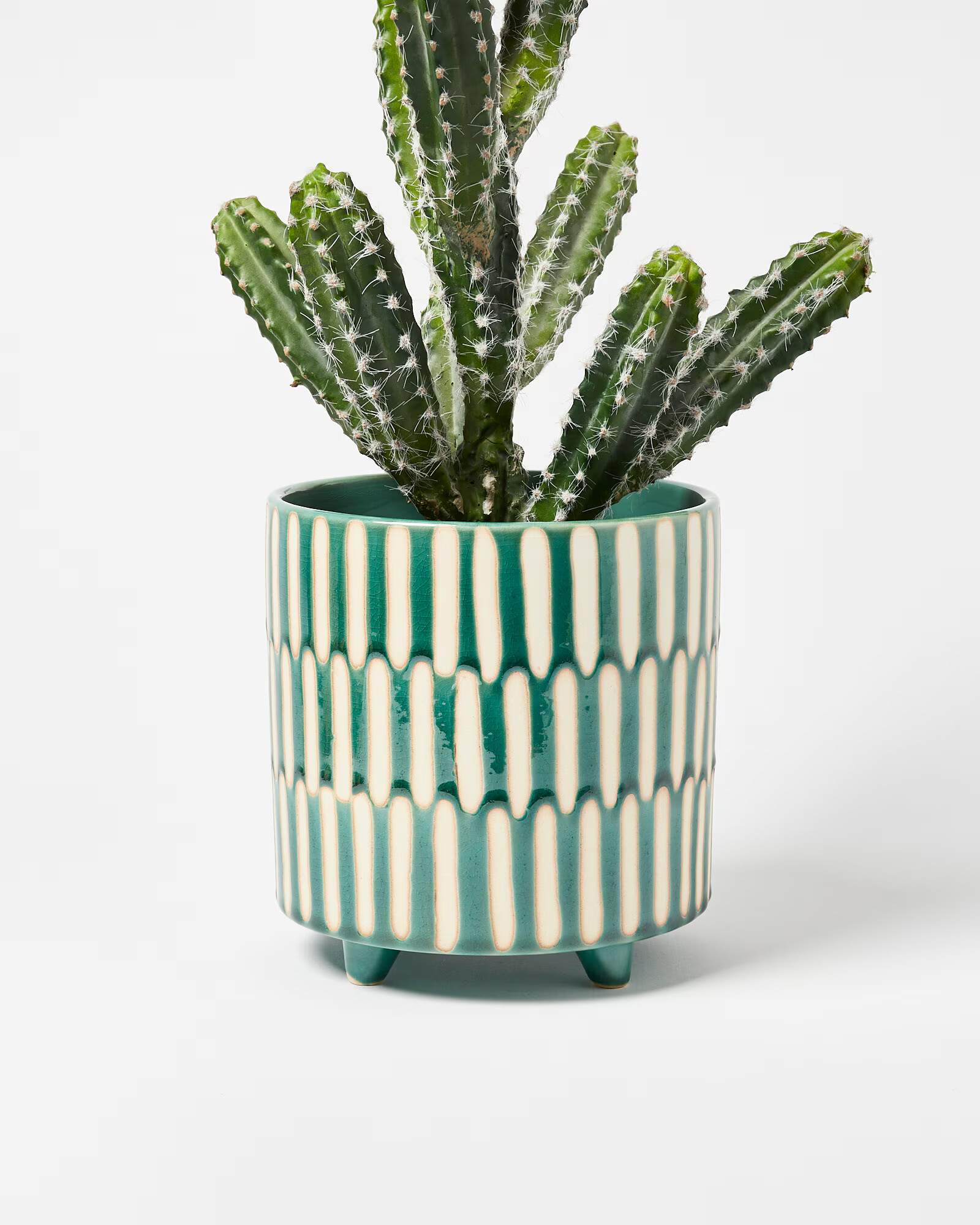 Dalloway Dash Pink Plant Pot Small | Oliver Bonas (Global)