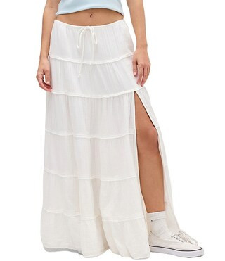 BDG Urban Outfitter Sadie Tiered Long Skirt | Dillard's | Dillard's
