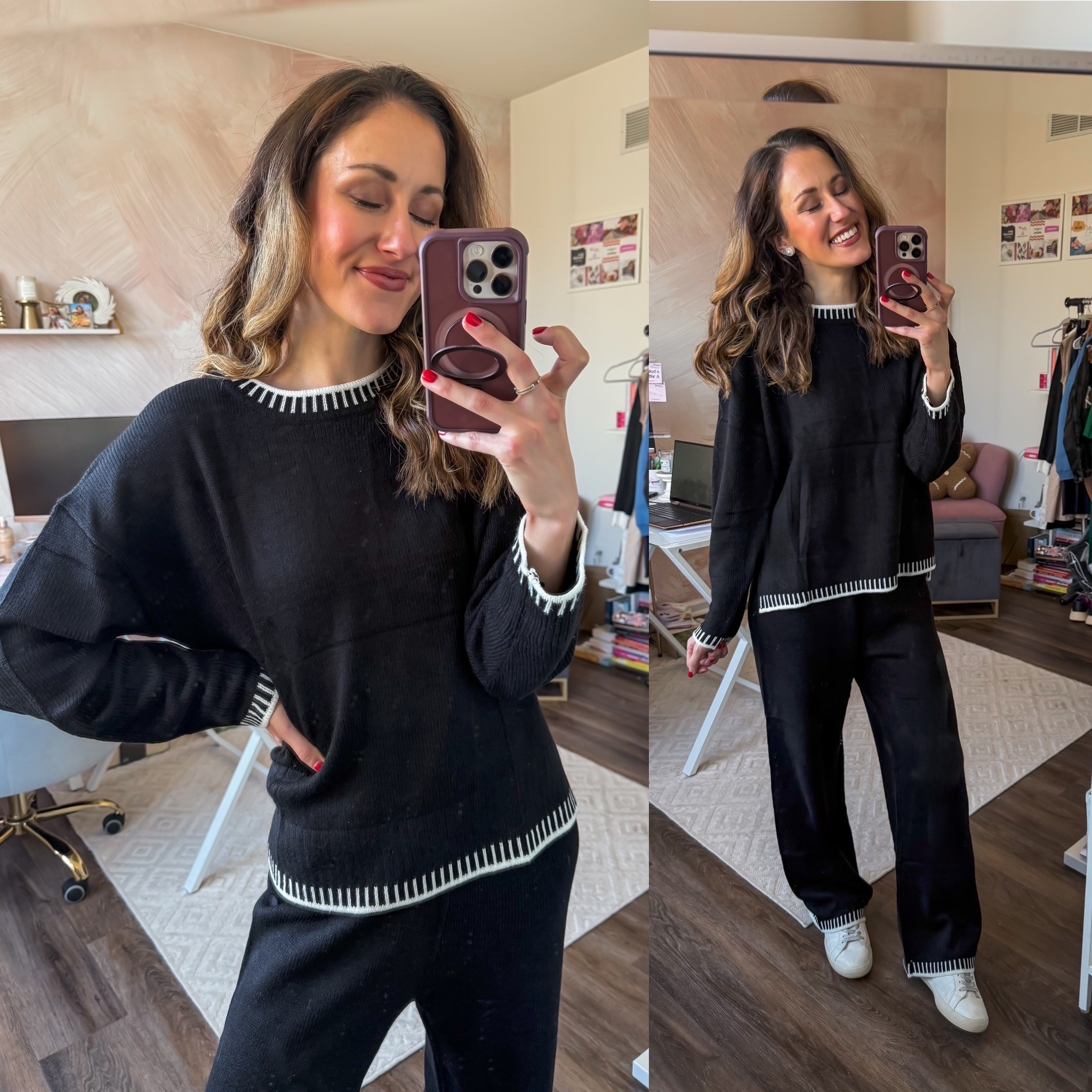 Matching sweater set from Amazon 

#LTKootd #LTKSeasonal