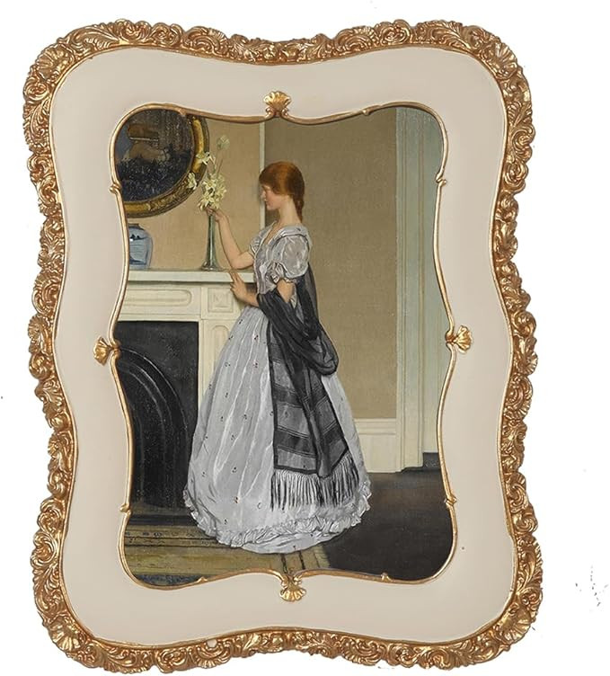 PARAFAYER Vintage Picture Frame 5x7, Antique Baroque Photo Frame With Gilded Floral Trimming, Hig... | Amazon (US)