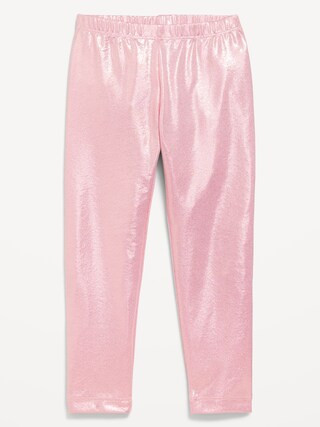 Full-Length Shiny Leggings for Toddler Girls | Old Navy (US)