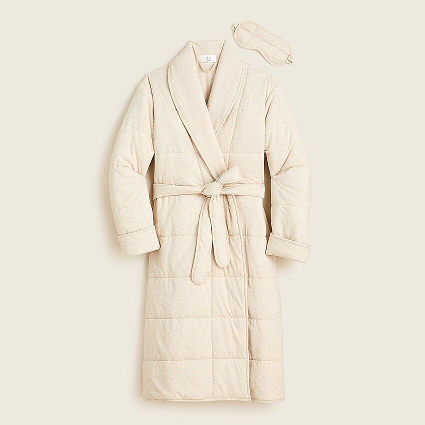 Skin X J.Crew quilted robe | J.Crew US