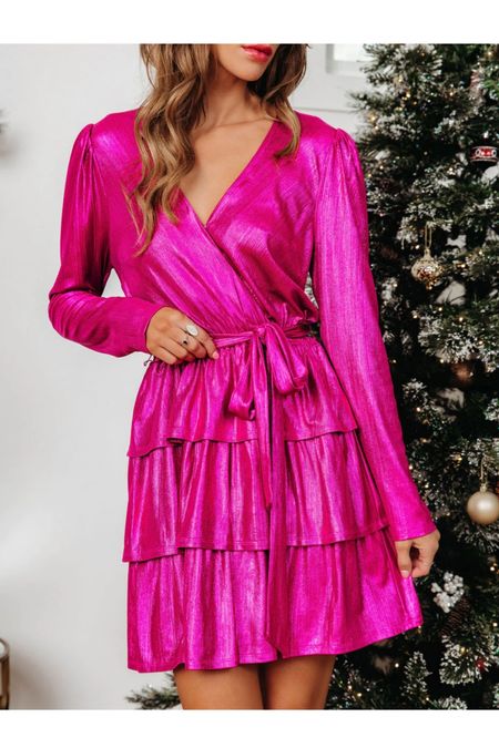 Pink Holiday dress 


#LTKstyletip #LTKSeasonal #LTKHoliday