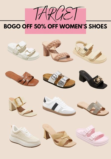 BOGO 50% women’s shoes at Target 

#LTKshoecrush #LTKfindsunder50 #LTKstyletip