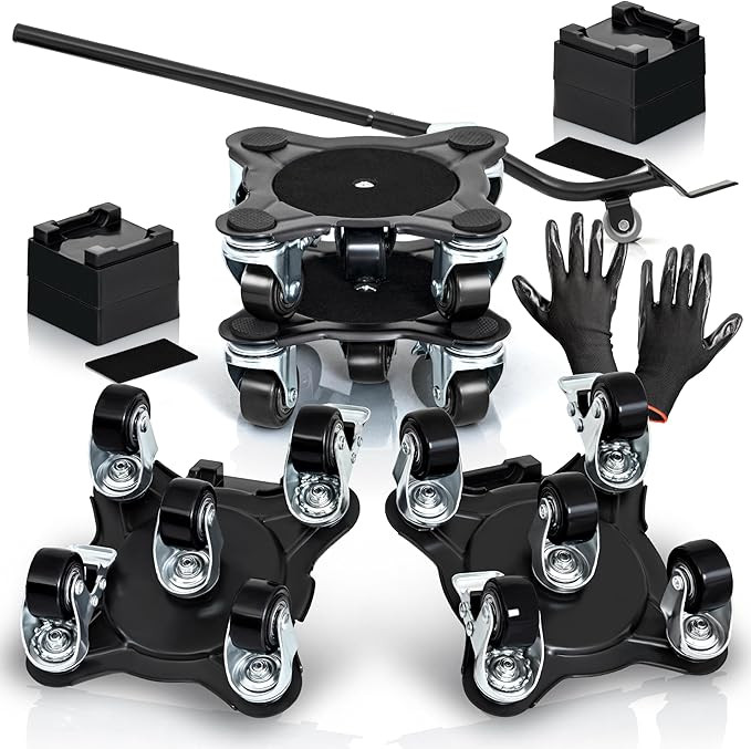 Furniture Movers with Wheels - Set of 4 Heavy Duty Furniture Lifter Tool with 2000 lbs Load Capac... | Amazon (US)