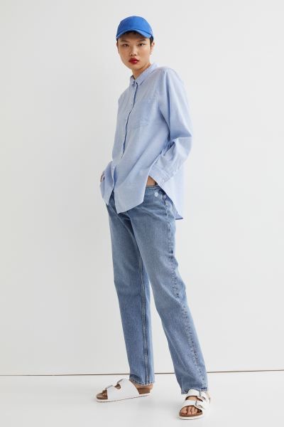 Linen-blend shirt | H&M (UK, MY, IN, SG, PH, TW, HK)