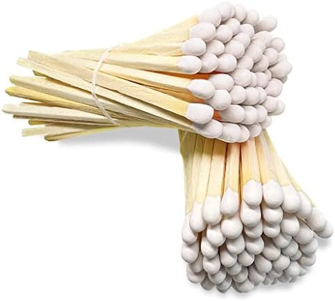 4" Classic White Tip Matches (100 Count, with Striking Stickers Included) | Decorative Unique & F... | Amazon (US)