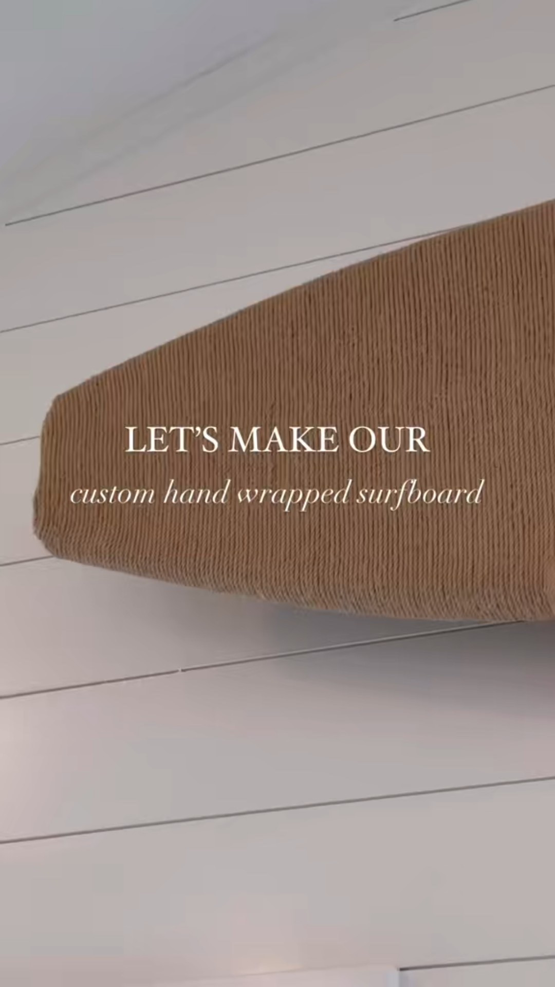 Not just a surfboard— THE surfboard 🏄‍♀️
Our custom hand-wrapped boards are DIY labors of love and a total CF Designs signature piece. Each one is completely unique and made to bring that bold, beachy vibe into any space! 🌊✨

We’ve spent hours perfecting the process, and now we’re showing you how it’s done! From the exact supplies to the step-by-step, we’re breaking it all down so you can make your own. Because coastal decor should be fun, personal, and full of soul! 🌊

Ready to wrap? 🤍

#LTKSeasonal #LTKStyleTip #LTKHome