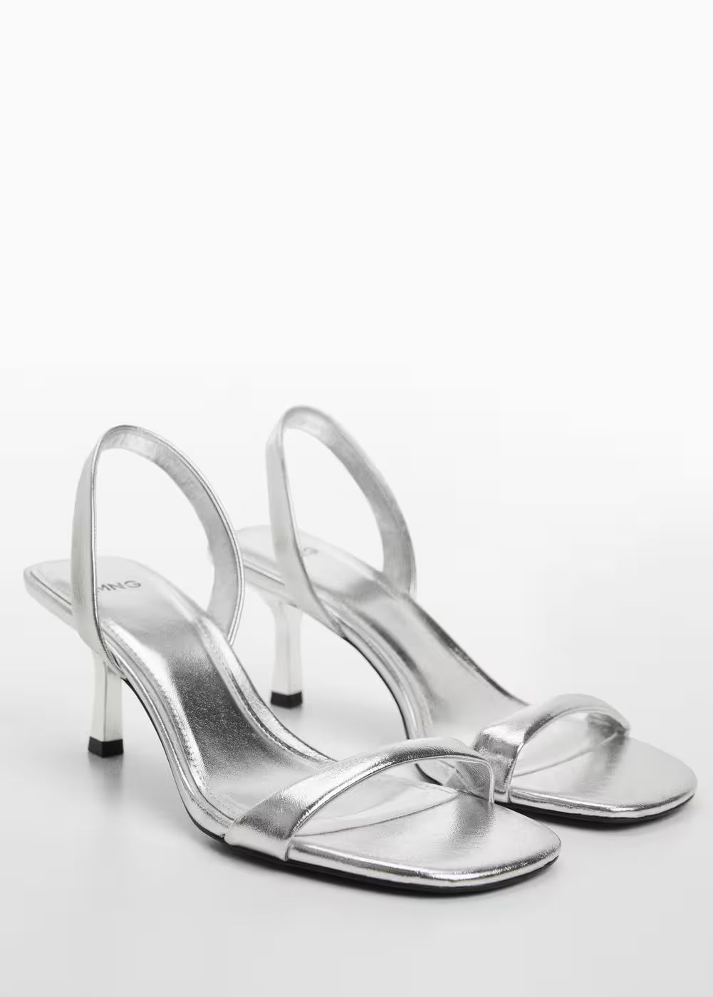 Heel non-structured sandals -  Women | Mango USA | MANGO (US)