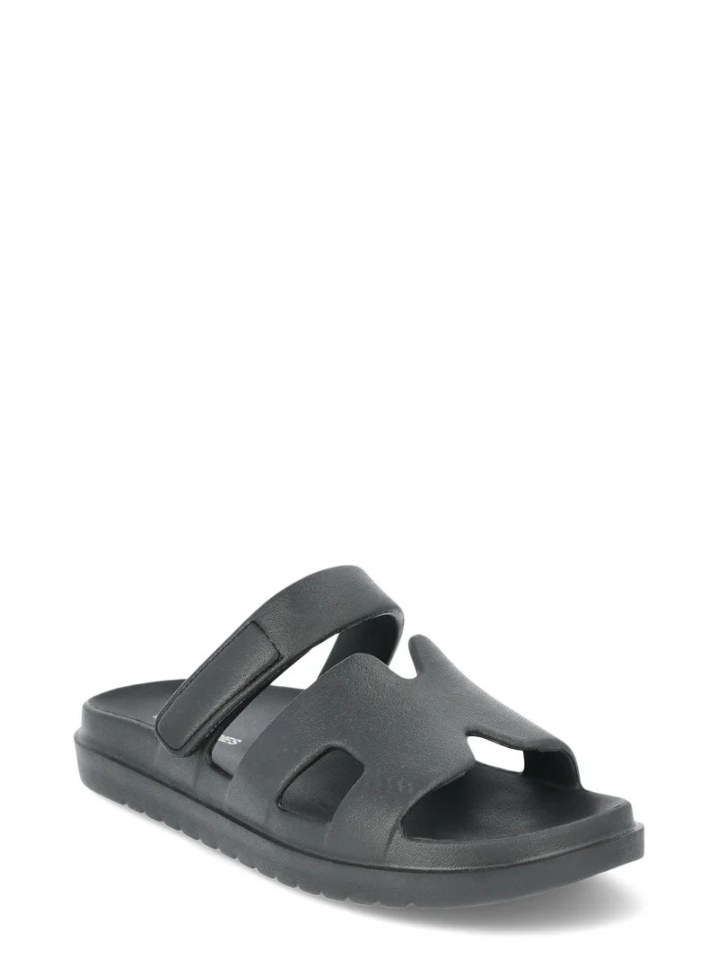 No Boundaries Women's Geo Slide Sandals | Walmart (US)