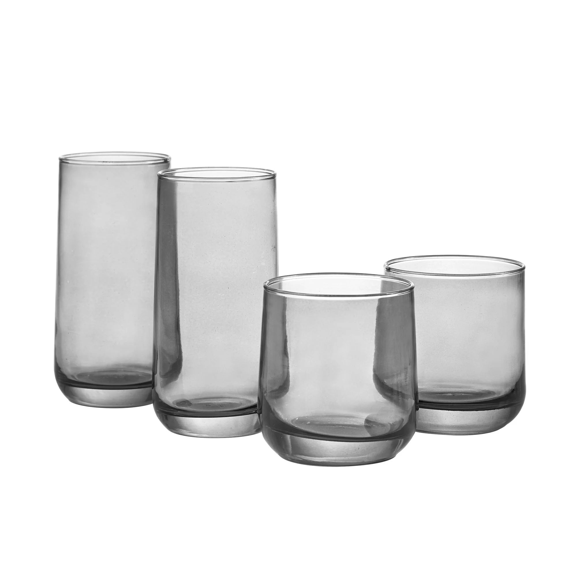 Better Homes & Gardens Josie 16pc Smoke Drinkware Set | Walmart (US)