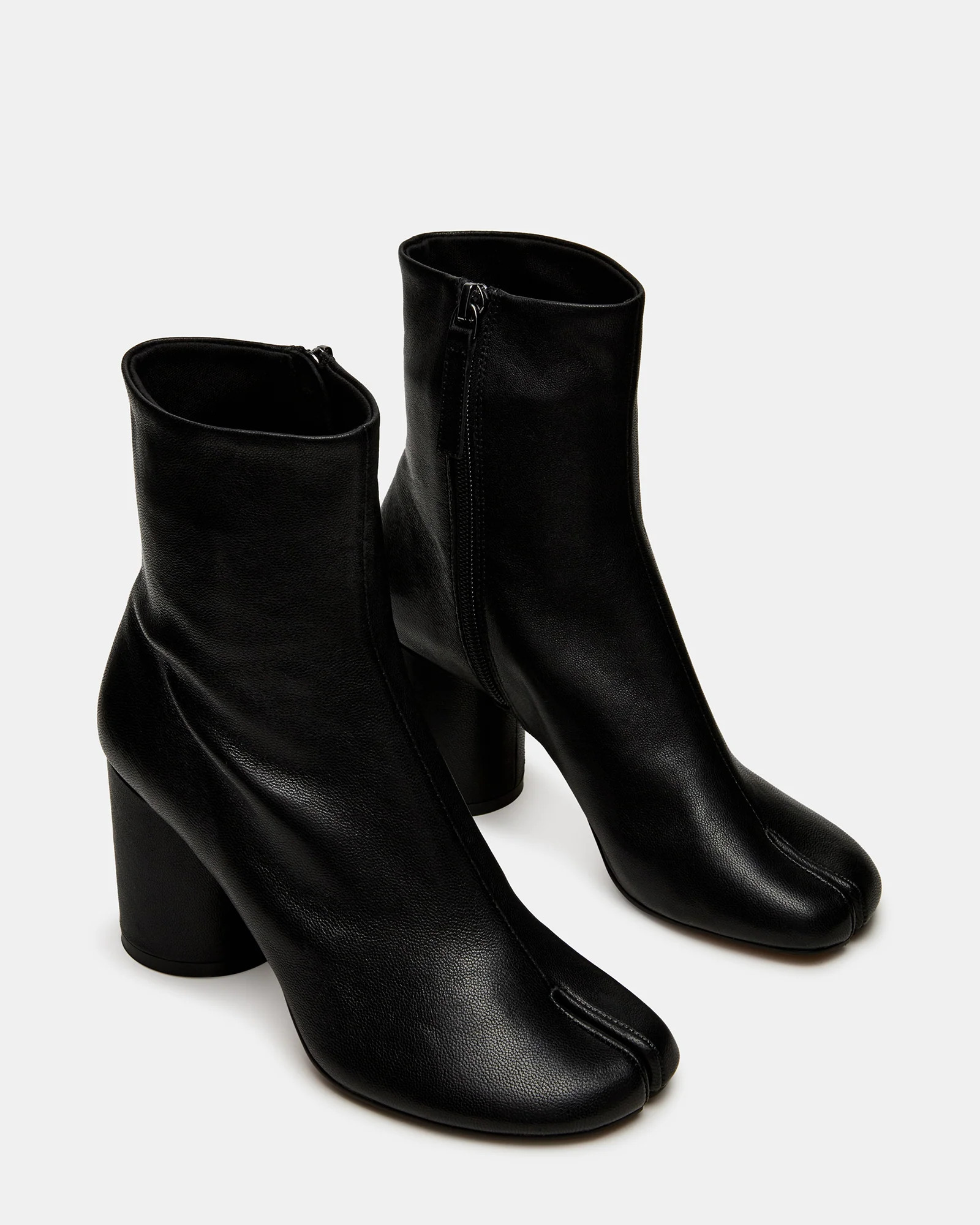 Steve Madden Women's Caro Block Heel Booties - Black - Size 5.5 - Leather | Steve Madden (US)