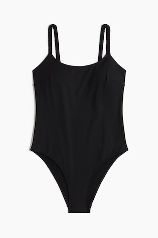 H & M - Padded-cup swimsuit - Black | H&M (UK, MY, IN, SG, PH, TW, HK)