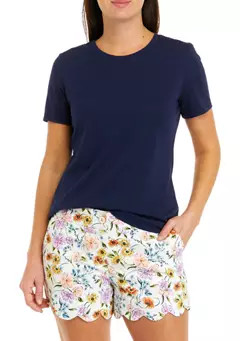 Crown & Ivy™ Women's Short Sleeve Essential T-Shirt | Belk