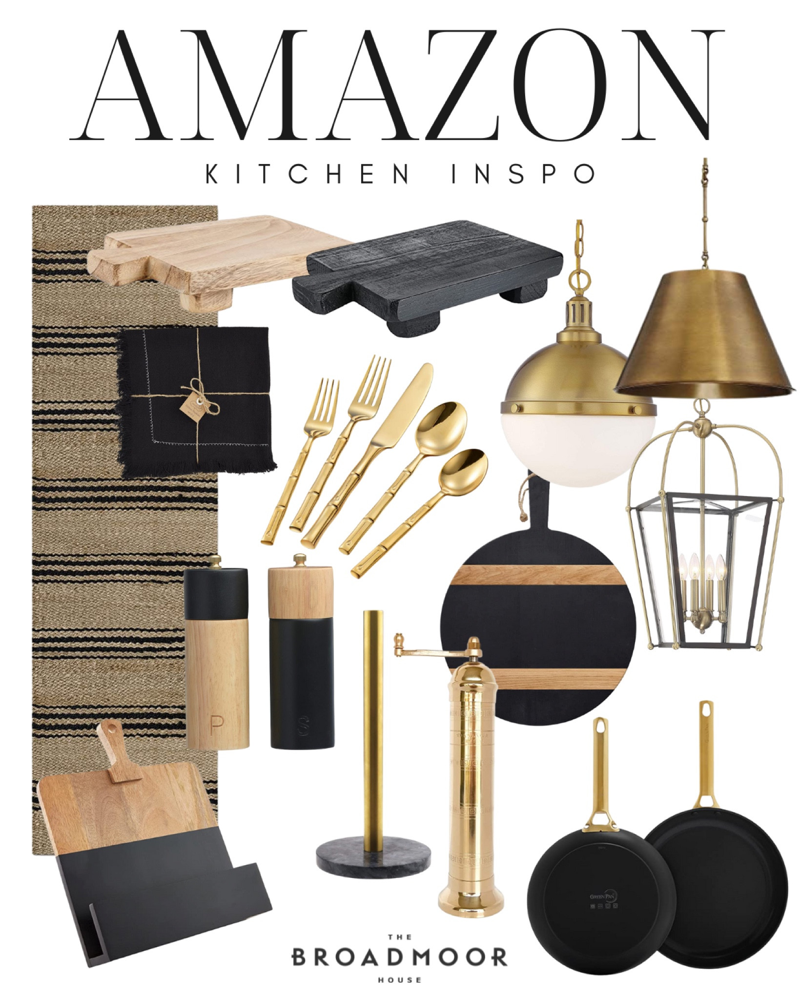 Amazon home, amazon kitchen, kitchenware, kitchen essentials, pedestal, cookbook holder, lighting, modern home, modern kitchen, pendant, salt & pepper, paper towel holder, black home, gold home, black & gold kitchen, serving board, kitchen countertop decor

#LTKFind #LTKhome #LTKstyletip