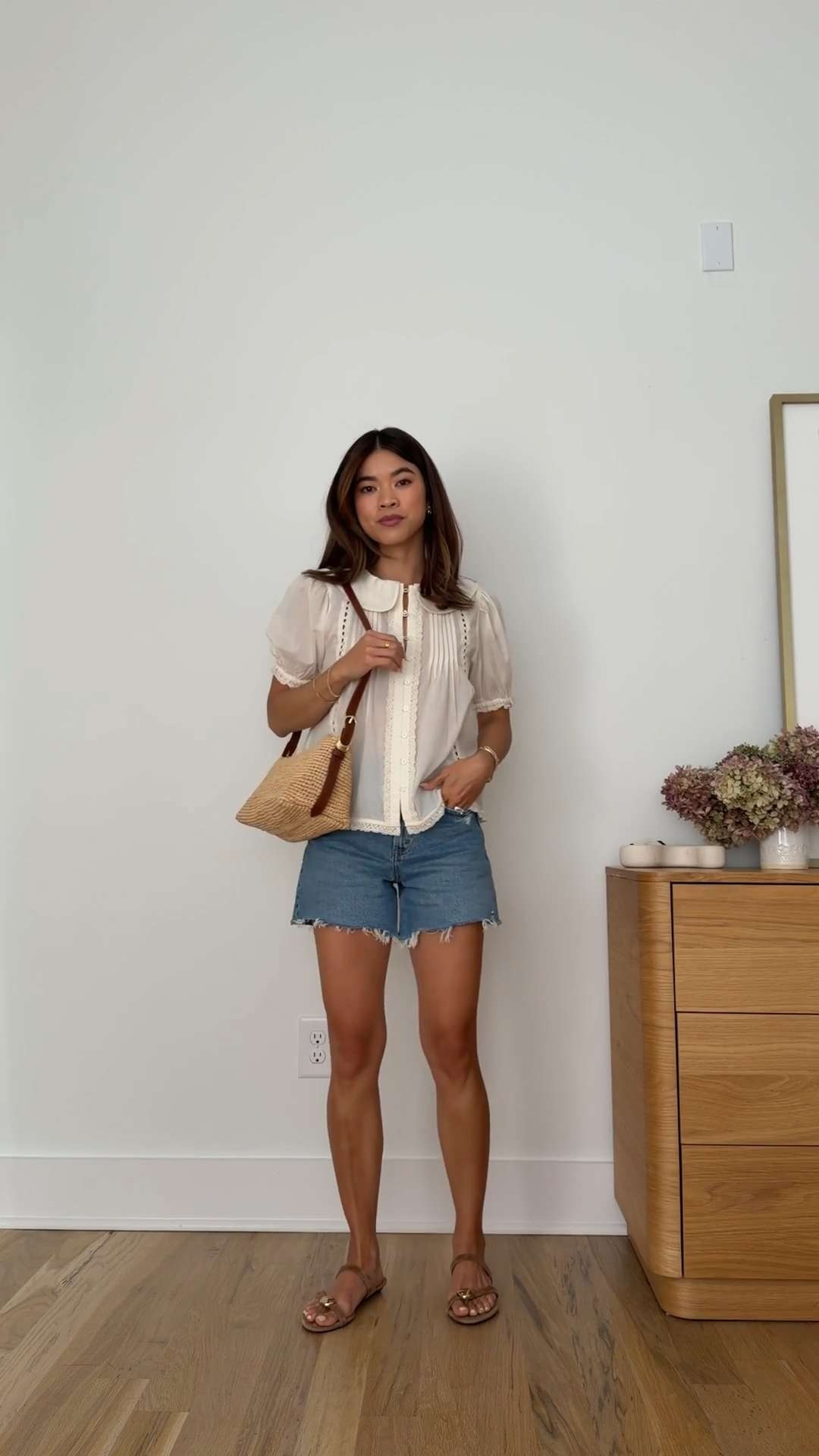 Such a great summer bag from @jcrew. It’s the perfect size to wear on the shoulder, the straps are adjustable. 

Sizing info:
Abercrombie High Rise Dad short - Size 24 in Medium Destroy 
Abercrombie 100% Cotton Puff-Sleeve Blouse - Size XS in Cream

petite fashion, get dressed with me, outfit inspiration, ootd, nashville outfit, Nashville influencer, petite style, vacation style, casual outfits, mom style, petite shorts, spring outfits, spring outfit info, spring shorts, spring outfit idea, spring top, spring bag, spring shoes, summer shorts, summer denim, denim shorts, summer blouse, white blouse, abercrombie shorts

#LTKmomlife #LTKSeasonal #LTKPetite