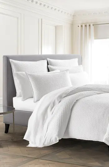 Kassatex Paloma Duvet Cover, Size Queen - White | Nordstrom