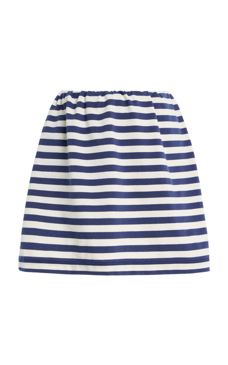 Haisley Striped Cotton Mini Skirt | Moda Operandi (Global)