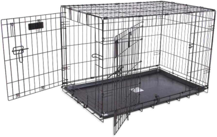 Precision Pet Products Two Door Provalue Wire Dog Crate, 42 Inch, For Pets 70-90 lbs | Amazon (US)