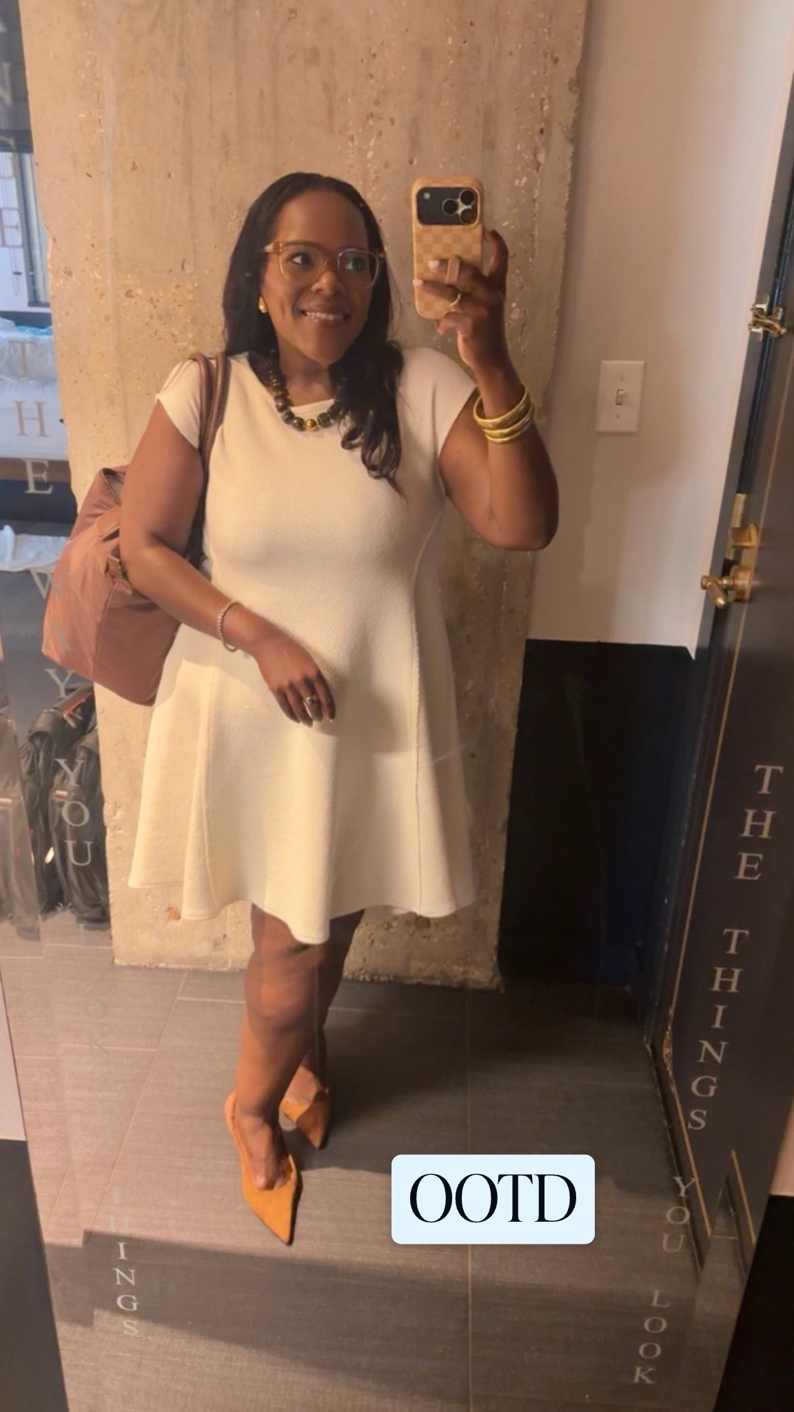 Wearing this daily practice textured dress from @Anthropologie again but this time dressing it up for the office! Wearing the large.

#LTKgrwm #LTKootd #LTKSaleAlert