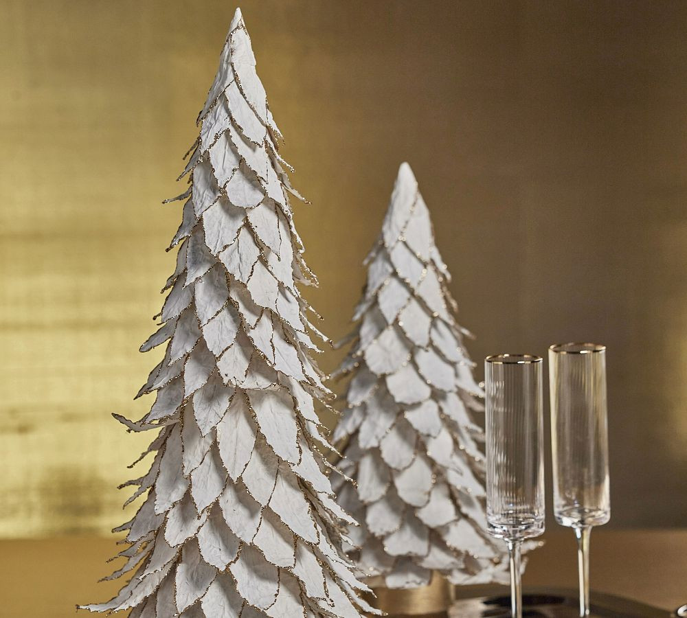 Artisan-Crafted Gilded Decorative Leaf Tree | Pottery Barn (US)