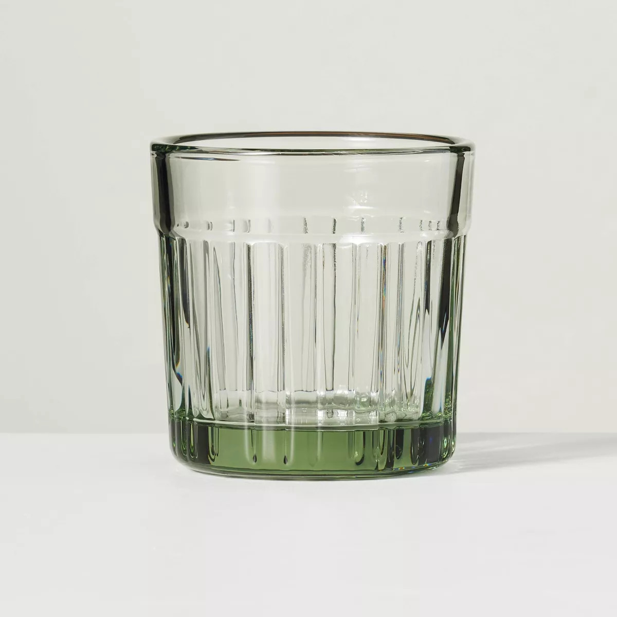 6.4oz Fluted Juice Glass Light Green - Hearth & Hand™ with Magnolia | Target