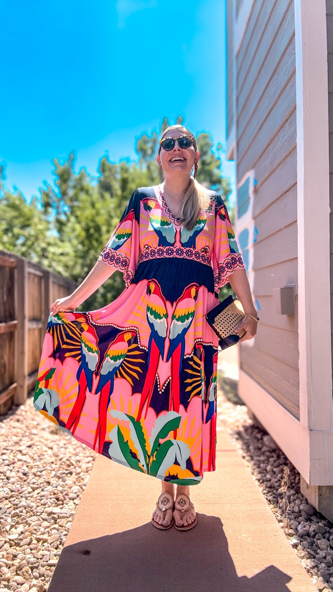 Look 15
Tropical Luxe 🌴 
A curated style capsule

Today’s look goes all in on matchy-matchy with parrots on the dress and parrots on the earrings and it’s one of my favorite outfits of the series! This dress is insanely comfortable and proof that you can wear something bold and eye-catching without sacrificing ease. The colors and playful motif just make everyday life more fun.

✨ Sale alert: Boden is running a big weekend event — 20% off everything! I’ve linked this dress (act fast, it will go quickly) plus so many cute fall arrivals you can wear now and later. 

🦜 My earrings are also on sale for the weekend and they’re a total compliment magnet. Plus they are lightweight enough to wear all day without even noticing. Linked on LTK so you can scoop them up while the deal lasts.
Use code LABORDAY25 to get 25% off of 2 or more pairs. 

🌴 About this capsule: Tropical Luxe is my end-of-summer series, a little “capsule for maximalists” inspired by luxe fabrics, vibrant prints, and joyful dressing.

💡 Stay tuned - the final Tropical Luxe looks roll out this weekend, and some of my favorites are yet to come. Any guesses what tomorrow’s color story might be? 👀

#Boden #OOTD #CapsuleWardrobe #ColorfulStyle #MaximalistStyle #statementearrings #lechicmiami

#LTKSaleAlert #LTKStyleTip #LTKSeasonal