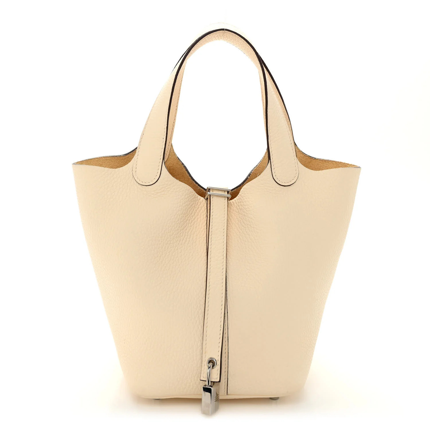 HERMES Taurillon Clemence Picotin Lock 18 PM Nata | FASHIONPHILE | FASHIONPHILE (US)