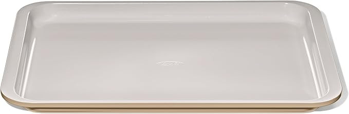 OXO Good Grips Non-Stick Pro Ceramic Coated Metal Bakeware Half Sheet Pan – Biscuit | Amazon (US)