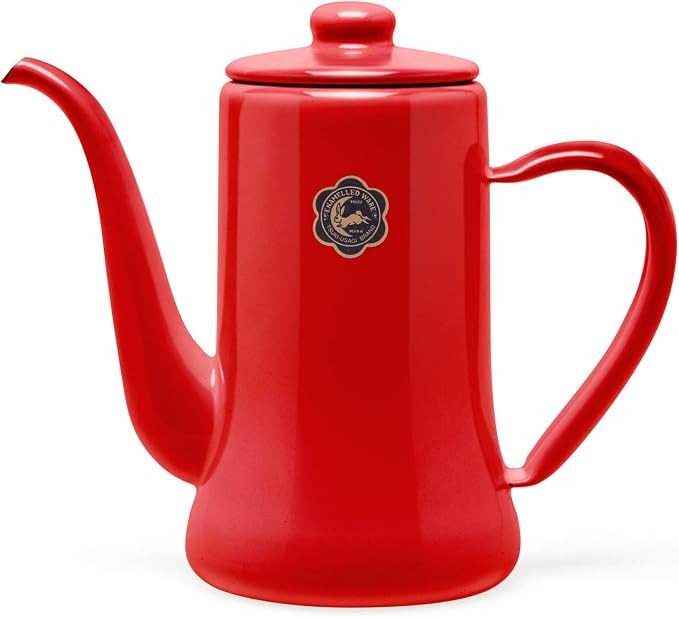 Tsukiusagijirushi Moon Rabbit Seal Slim Pot, 3.1 gal (1.2 L) Red | Amazon (US)