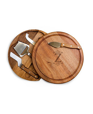 Toscana Monogram Circo Cheese Cutting Board Tools Set - Macy's | Macy's