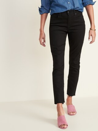 High-Waisted Power Slim Straight Jeans For Women | Old Navy (US)
