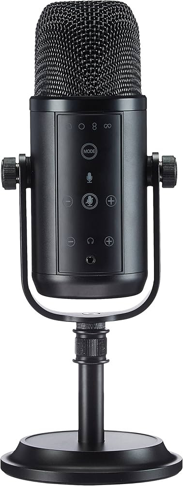 Amazon Basics Professional USB Condenser Microphone - Black | Amazon (US)