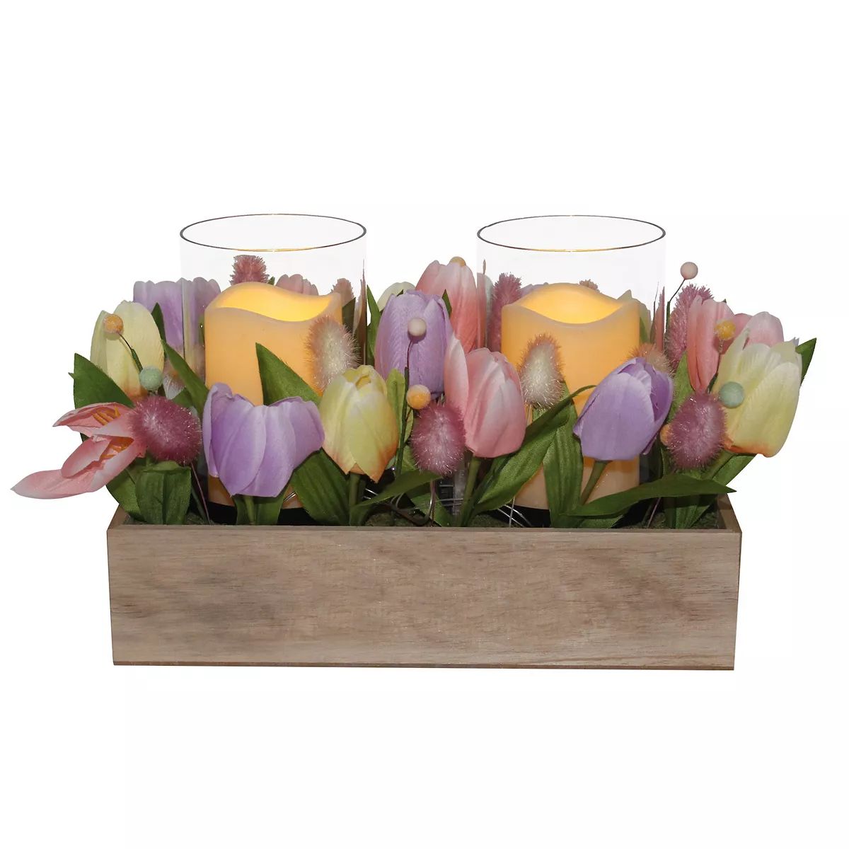Celebrate Together™ Easter LED Candle & Faux Tulips Table Decor | Kohl's