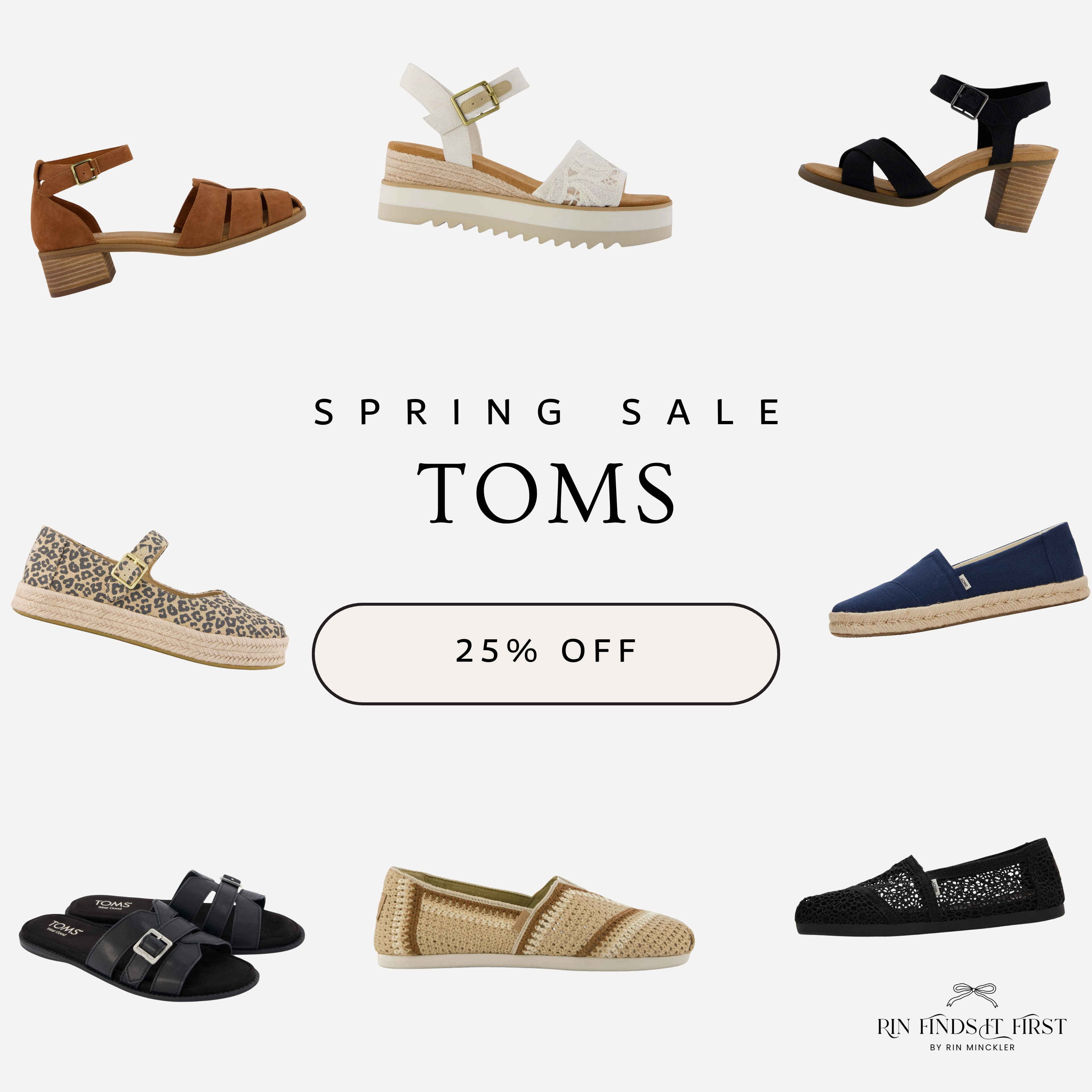 Toms Spring Sale 25% off! Code:SPRINGON25  

 #LTKMothersDay #LTKootd #LTKSaleAlert
