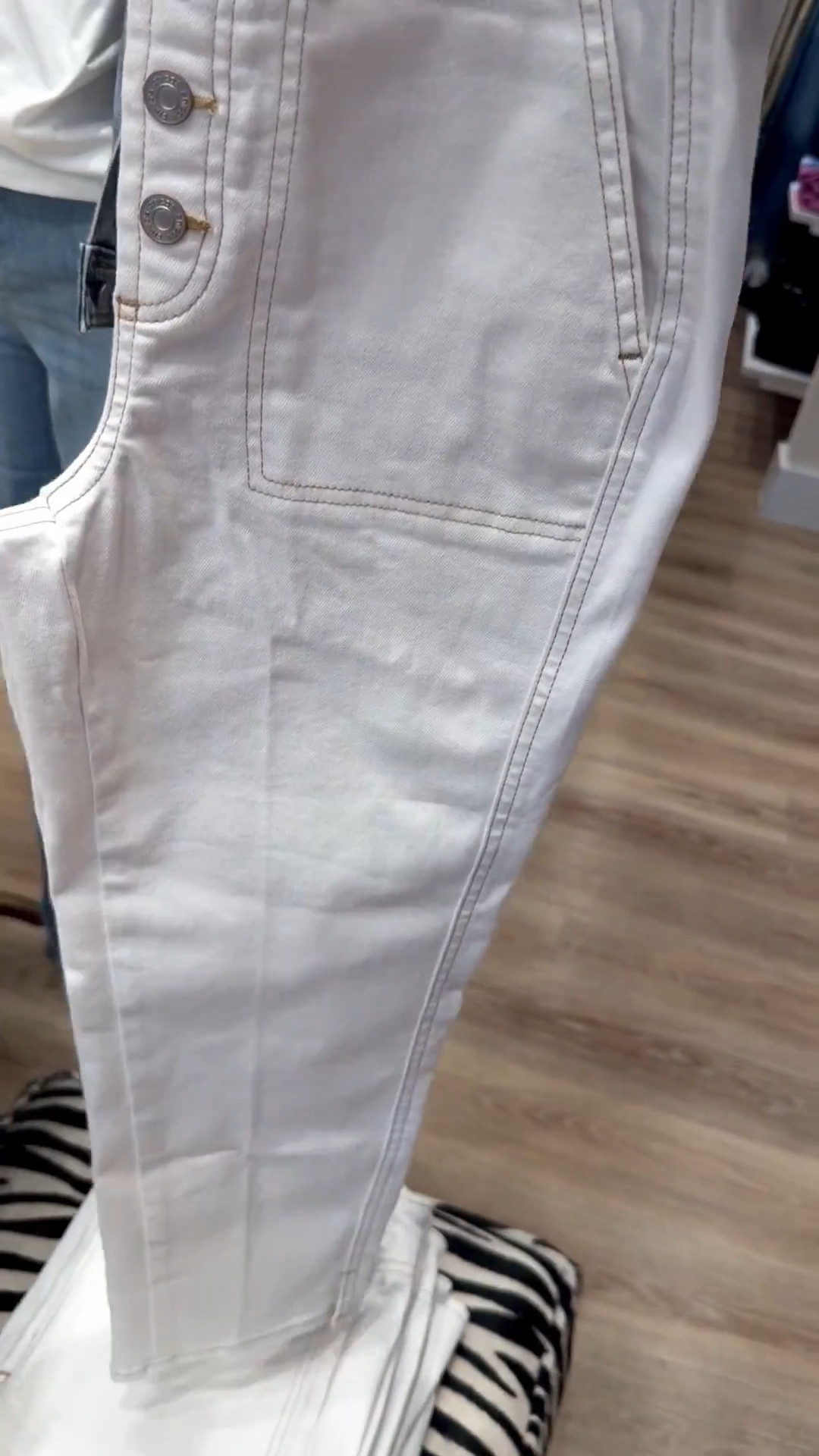 Chico’s Pull-On 22" Capri Jeans. Designed with 3-inches of extra length compared to their signature 19" Pull-On Capri. Made in our new white No Show fabric to conceal lines and stay opaque when stretched. 
I wear a size 0 in Chico’s unique sizing 

#LTKgrwm #LTKSeasonal #LTKOver40