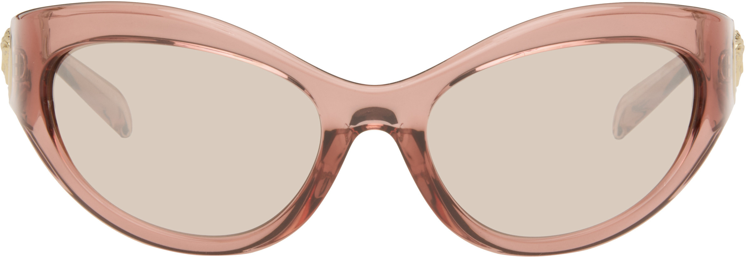 Versace Pink Eclipse Cat-Eye Sunglasses | SSENSE