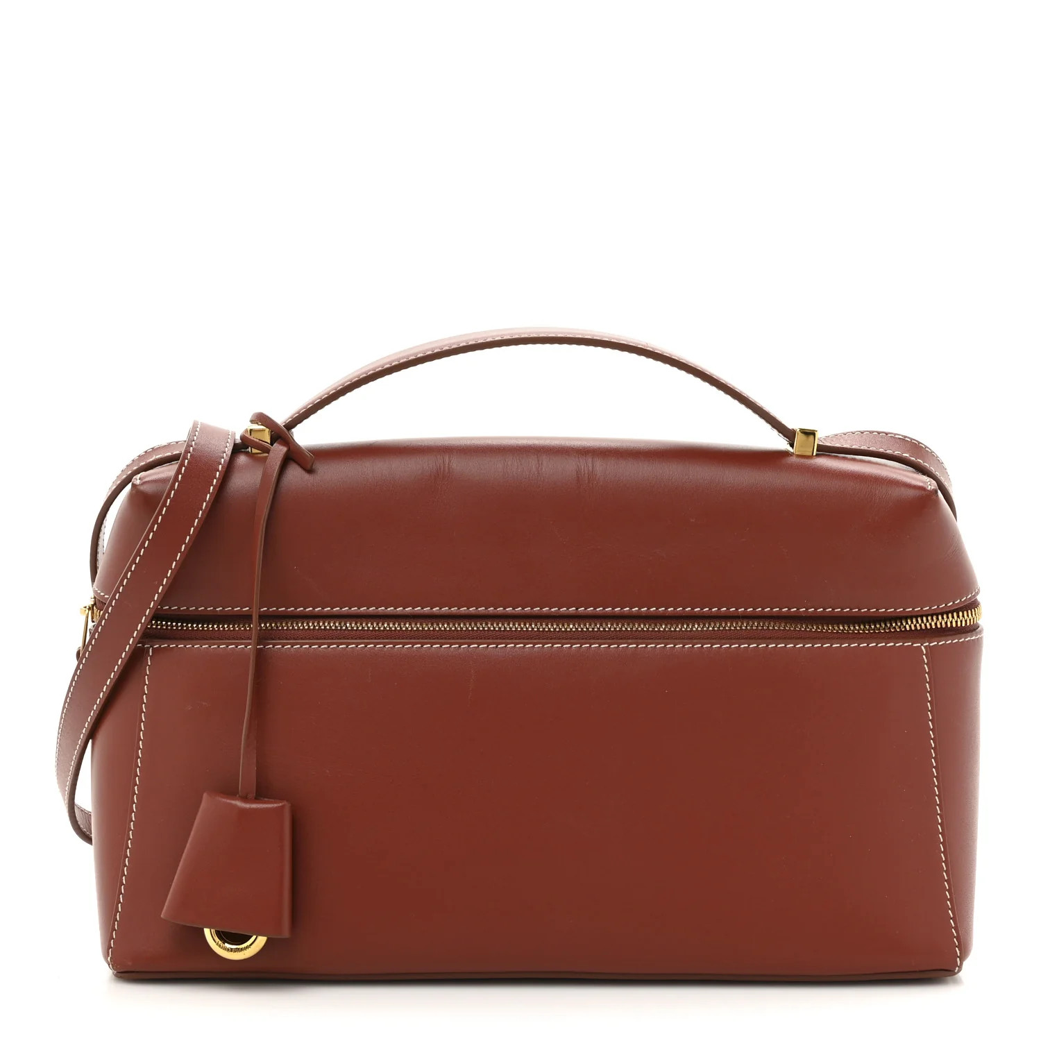 Saddle Calfskin Extra Bag L27 Deep Kummel | FASHIONPHILE (US)