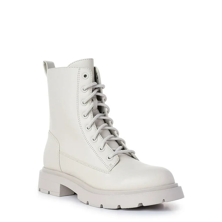 No Boundaries Women's Combat Boots - Walmart.com | Walmart (US)