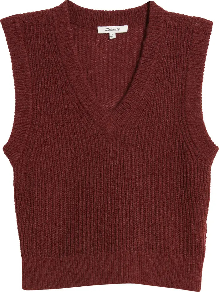 Madewell Romy Shrunken Sweater Vest | Nordstrom | Nordstrom