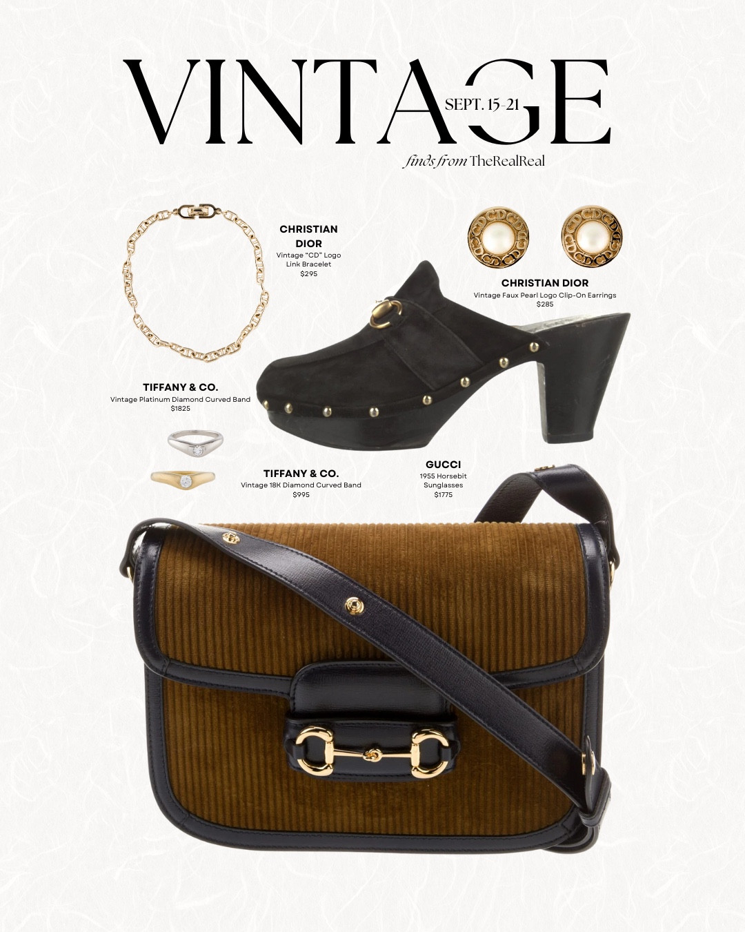 This weeks vintage finds from The RealReal! 

#LTKFallSale #LTKStyleTip #LTKSaleAlert